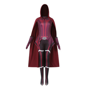 Disfraz <span class=keywords><strong>de</strong></span> Cosplay <span class=keywords><strong>de</strong></span> WandaVision <span class=keywords><strong>de</strong></span> Marvel, Serie <span class=keywords><strong>de</strong></span> TV Estadounidense, con Capa, Traje <span class=keywords><strong>de</strong></span> <span class=keywords><strong>Bruja</strong></span> <span class=keywords><strong>Escarlata</strong></span> <span class=keywords><strong>de</strong></span> WandaVision para Halloween - Product Image 5