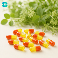 Capsules végétales vides OEM HPMC, tailles 00, 0, 1, 2, 3, personnalisables avec étiquette privée, capsules végétales dures