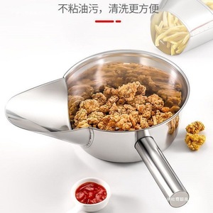 Stainless Steel Mixing Bowl For Cold Dishes Noodles Jelly Stirring Ladle Duck Beak Takeaway Spoon Commercial Kitchen <b>Tool</b> - Product Image 2