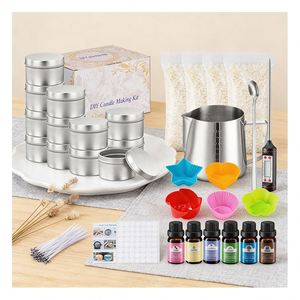 Conception de boîtes personnalisées pour bougies artistiques en cire de soja faites à la main, emballage en métal de marque pour pots, présentation de cire aromatique de Noël pour la vente au détail - Product Image 6