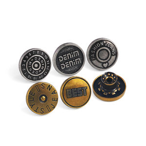 KUNSHUO Usine de boutons Logo personnalisé Rivets en jean zamac zamak vêtements pantalons veste métal boutons jeans personnalisés pour jeans - Product Image 3