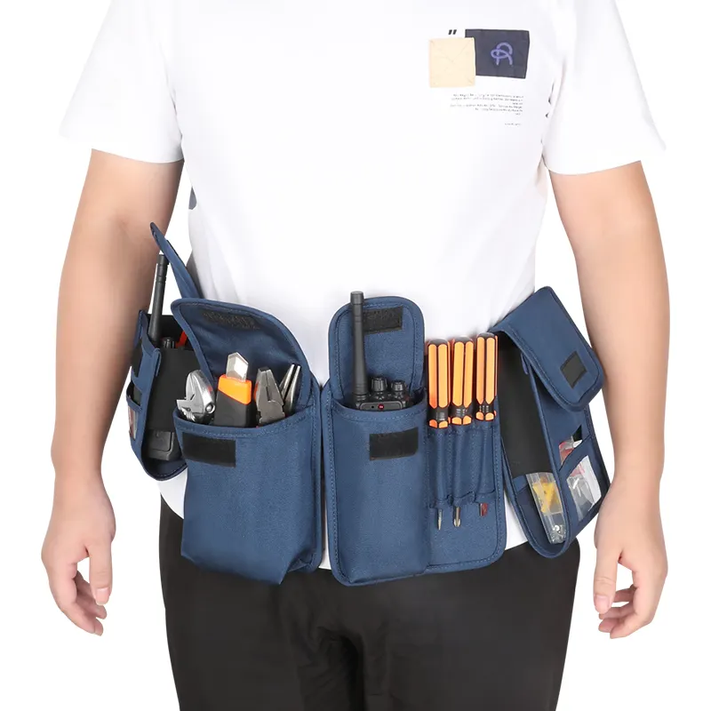 Sac à outils ajustable à la taille pour hommes, sacoche personnalisé pour ceinture à outils