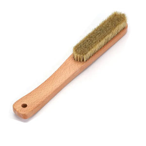 popular pure natural boars hair climb chalk brush and hot sale rock climbing brush boar with beech wood handle