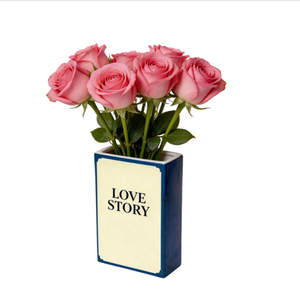 Jarrón de Porcelana con Forma de Libro Art Deco con Logotipo Personalizado, Ecológico, Duradero, Económico, el <span class=keywords><strong>Mejor</strong></span> Regalo para Amigos - Product Image 5