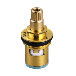 Universal All Copper 4 Point Kitchen Faucet Valve Core High Temperature Resistant Quick Opening Ceramic Cartridge For <b>Hot</b> <b>Cold</b> - Product Image 1