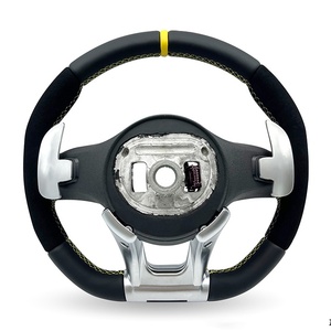 Volante de Cuero Personalizado para <span class=keywords><strong>Mercedes</strong></span> Benz Clase C E W205 <span class=keywords><strong>AMG</strong></span> W204 W206 C300 C43 - Product Image 2
