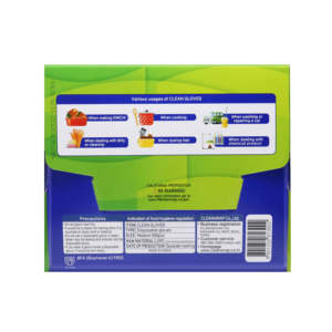Gants jetables de protection robustes 23,5 cm x 28 cm x 500 pièces (Export uniquement) (27 microns) pour cuisine, salle de bain et cuisson - Product Image 3