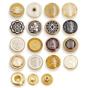 กระดุมแป๊กแบบมีลาย ขนาดสั่งทำได้ ฟรีเคลือบผิว ขนาด 12 มม. สำหรับอุปกรณ์ตกแต่งเสื้อผ้าบุรุษ - Product Image 2