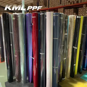 High Gloss Paper Bottom Car Films Hot Selling Anti Scratch Auto Vinyl Wrap PET Color Car Protective Stickers Colorful Car Body