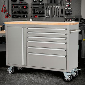 <span class=keywords><strong>Caja</strong></span> <span class=keywords><strong>de</strong></span> <span class=keywords><strong>Herramientas</strong></span> Rodante <span class=keywords><strong>de</strong></span> Acero Inoxidable <span class=keywords><strong>de</strong></span> Alta Calidad <span class=keywords><strong>de</strong></span> 48 Pulgadas con 6 Cajones, <span class=keywords><strong>Caja</strong></span> <span class=keywords><strong>de</strong></span> <span class=keywords><strong>Herramientas</strong></span> con Ruedas y Cerradura, <span class=keywords><strong>Banco</strong></span> <span class=keywords><strong>de</strong></span> Trabajo con Superficie <span class=keywords><strong>de</strong></span> Madera - Product Image 6