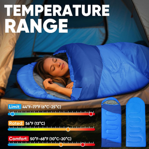 Sac de couchage d'<span class=keywords><strong>été</strong></span> à capuche ultra-léger et imperméable en polyester/nylon, idéal pour le camping, la randonnée et le trekking – Offre spéciale - Product Image 5