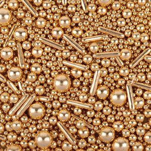 500G <strong>Gold</strong> Silver Pearl <strong>Sprinkles</strong> Candy Pearl Sugar Beads Edible Pearls for <strong>Cake</strong> Decorating Cupcakes Cookies - Product Image 3