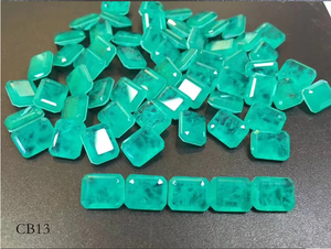 阿里巴巴准备运送碧玺长方形翡翠融合石珠宝制作 - Product Image 5