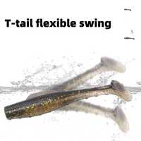 ORJD OEM 4cm 6cm 8cm 10cm 12cm TPR appât souple pagaie queue nageur leurre appâts artificiels Wobblers brochet bar leurre de pêche