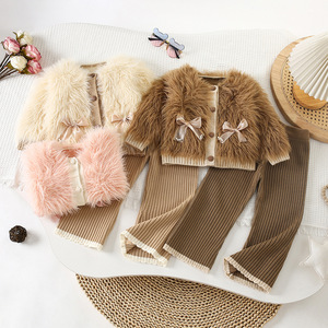 Conjunto <span class=keywords><strong>de</strong></span> <span class=keywords><strong>Ropa</strong></span> para Niñas Pequeñas al por Mayor <span class=keywords><strong>de</strong></span> Marca <span class=keywords><strong>de</strong></span> Alta Calidad, para Edades <span class=keywords><strong>de</strong></span> 1 a 8 Años, Manga Larga, Moda <span class=keywords><strong>de</strong></span> Año Nuevo con Cierre <span class=keywords><strong>de</strong></span> Botón - Product Image 1