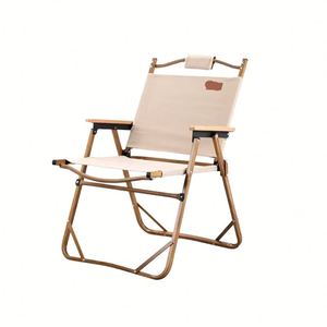 Silla de Playa Plegable de Tela Cómoda con Estilo de Pesca y Diseño Contemporáneo para Uso en Exteriores en Hoteles, Villas y Parques - Product Image 1