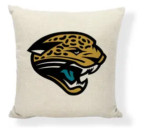 Popular Manufacturing of Double sided New Type Throw Pillow NFL Jacksonville Jaguars Throw Pillow Decoration cover