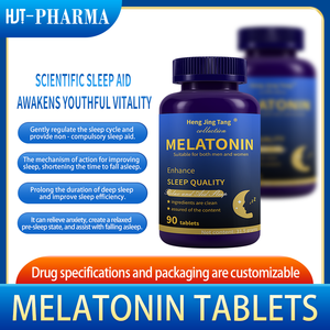 Gommes à la mélatonine HJT de haute qualité pour adultes, régulent le cycle du sommeil, bénéfiques pour les insomniques, améliorent l'immunité, fournissent de l'énergie, 60 unités - Product Image 1