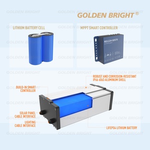 ไฟสปอร์ตไลท์โซลาร์เซลล์กันน้ำ IP65 รุ่นโกลเด้นไบรท์ ความสว่างสูง 200lm/W ตัวเรือนอะลูมิเนียมหล่อขึ้นรูป สำหรับสนามกีฬาและพื้นที่กลางแจ้ง - Product Image 3