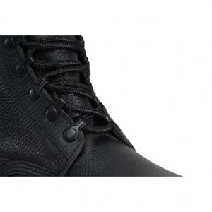 Men's Tactical Desert Boots Cow Leather Anti-Slip Breathable Lightweight Waterproof EVA Midsole Mesh Lining Ankle Black - Product Image 3