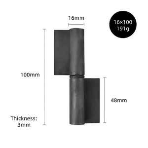 16*100 bisagras de hierro fábrica al por mayor bisagras de soldadura para puertas y ventanas bisagra de hierro para remolque de camión - Product Image 3