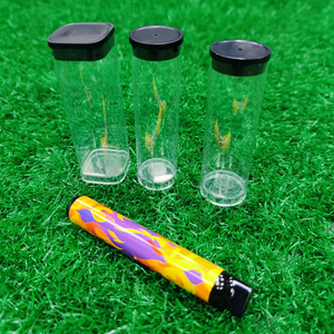 Şeffaf Plastik PET/PETG/PC/PCTG Açılır Kapaklı Ambalaj Tüpü, Mühürlü Alt, Serigrafi Baskılı, Promosyon İçin Özelleştirilebilir - Product Image 2