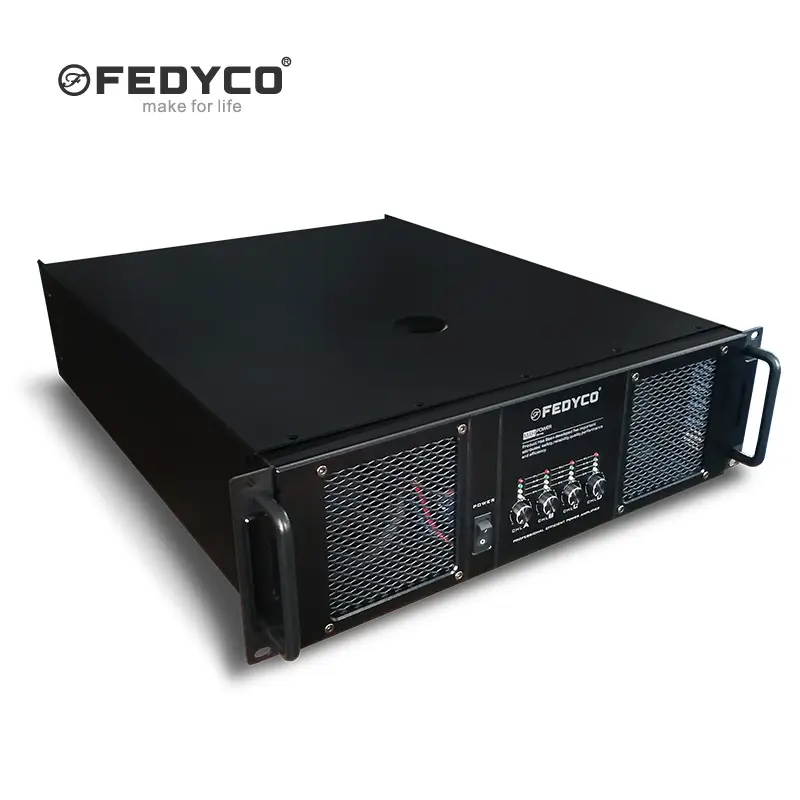 Fedyco Professional Audio 10000 4000 Watt 4 Ch Music Power Amps Amplifiers