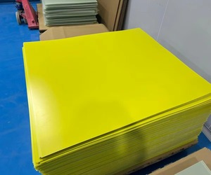 FR4 yellow 0.5mm glass resin board material, high quality synthetic material, for use in batteries - Product Image 3