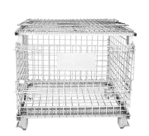 Il Nostro Grande Contenitore in Rete Metallica Può Contenere Fino <span class=keywords><strong>a</strong></span> 4000 Libbre e Ha un Motivo <span class=keywords><strong>a</strong></span> Maglia Stretta per Mantenere i Tuoi Prodotti Puliti - Product Image 6