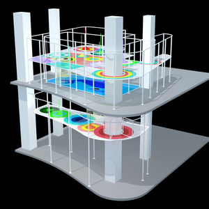 Juego <span class=keywords><strong>de</strong></span> Juegos Interior Comercial, Red <span class=keywords><strong>de</strong></span> Escalada <span class=keywords><strong>de</strong></span> Panal, Circuito <span class=keywords><strong>de</strong></span> Cuerdas, Ideal para Áreas <span class=keywords><strong>de</strong></span> Juego Infantiles y Preescolares - Product Image 3