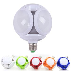 Grand Angle d'éclairage pliable E27 B22 Football forme haute Lumen 220V Camping éclairage pliable ballon de Football lampe <span class=keywords><strong>ampoule</strong></span> - Product Image 6