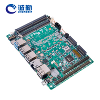 Ultra-U/H 125U 135H placa base de computadora integrada Linux DDR5 96GB AMR AGV Robot X86 Industrial Ultra Mini PC Placa base con LVDS