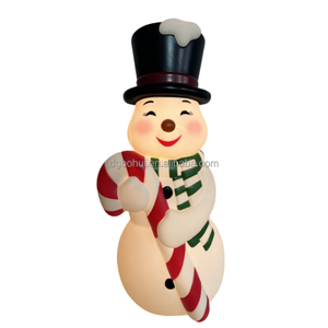 Muñeco de Nieve de Plástico de 36 Pulgadas con Luz LED, Decoraciones Navideñas para el Hogar y el Jardín - Product Image 6
