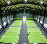 Estructura de Acero para Pabellón Deportivo Interior, Construcción de Gimnasio Prefabricado con Alta Resistencia al Viento y Diseño Duradero