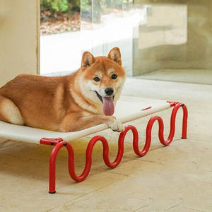 <span class=keywords><strong>Zeze</strong></span> เตียงสุนัขทุกฤดูทันสมัยผ้าอ๊อกซ์ฟอร์ดเป็นมิตรกับสิ่งแวดล้อมมีรูปแบบการระบายความร้อนที่เป็นของแข็งสำหรับสุนัขขนาดใหญ่หรือเล็กตั้งแคมป์ในฤดูร้อน - Product Image 1