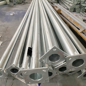 Aoruitai ngoài trời năng lượng mặt trời-led hot-dip-mạ kẽm thép bài giao thông ánh sáng đường phố đèn cực - Product Image 1