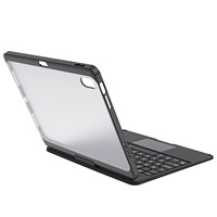 Casing Keyboard Ajaib Transparan dengan Lampu Latar Putar, Slot Pena Tersembunyi yang Dapat Dilepas, Konektivitas Pengisian Daya Tipe-C, 11'' Laudtec