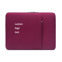 Sac pour ordinateur portable moderne personnalisé avec logo, impression de texte sur mesure, housse de protection en néoprène imperméable, étui souple pour ordinateur portable OEM