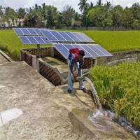 Pompe immergée triphasée 10 CV AC/DC pour système agricole au Pérou