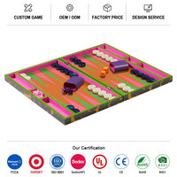 Jeu de Backgammon de Luxe Personnalisé en Acrylique Effet Écaille de Tortue – Plateau Classique en Lucite pour Personnalisation sur Mesure