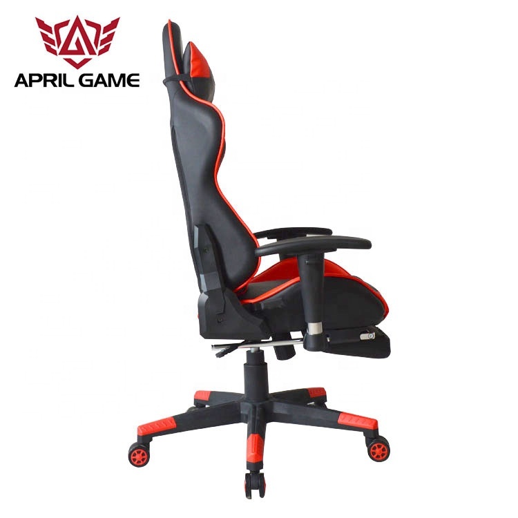 2020 modern Design computer pc racing style comfortable PU leather office running game chair with footrest