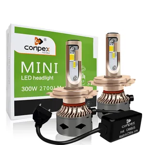 Conpex hot selling 3S H4 Bulb Dual Led Headlight Yellow Amber White Lighting adjustable Led Headlight Bulb Auto Bulb