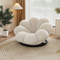 Canapé-lit de salon en tissu luxueux, fauteuil inclinable simple, fauteuil pivotant à bascule