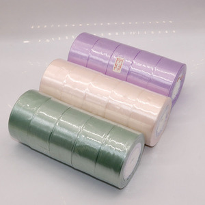 Ruban de satin écologique 100 % polyester, simple face, <span class=keywords><strong>40</strong></span> mm (1,5 pouce), 25 <span class=keywords><strong>yards</strong></span>/rouleau, pour mariages, anniversaires et bouquets floraux – Vente en gros - Product Image 2