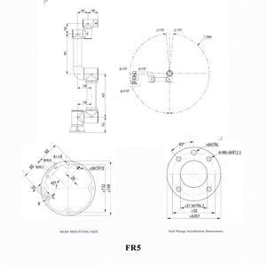 Bras robotisé industriel FR5 à 6 axes, charge utile de 5 kg, robot collaboratif à 6 axes pour la peinture automobile, le soudage, le revêtement et la pulvérisation - Product Image 2