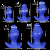Vente en gros usine : Plug anal en silicone avec ancre portable, masseur de prostate à base en T, entraîneur anal, fournisseur en gros BDSM