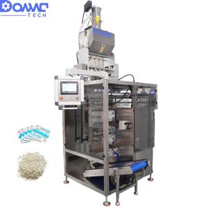 Machine d'emballage, de collage et de remplissage entièrement automatique multi-voies pour granulés de charbon actif déshydratant de qualité alimentaire en plastique - Product Image 2