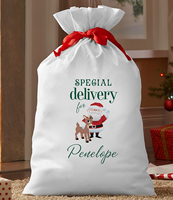 Sac de Noël blanc vierge pour sublimation, sac en toile personnalisé avec cordon de serrage, sac du Père Noël
