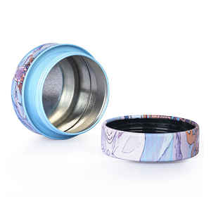 Hộp Thiếc Rỗng Logo Nhà Máy Cho Nghệ Tây Crocus Hộp Kim Loại Pha Chế Thuốc Nhỏ Hình Tròn An Toàn Cho Trẻ Em Hộp Thiếc Chống Trẻ Em - Product Image 3