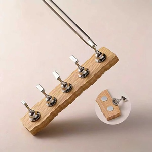 Base de Madera para Práctica de Uñas Estilo Japonés, Soporte Metálico para Placas de Uñas, Herramienta de Pintura - Product Image 3